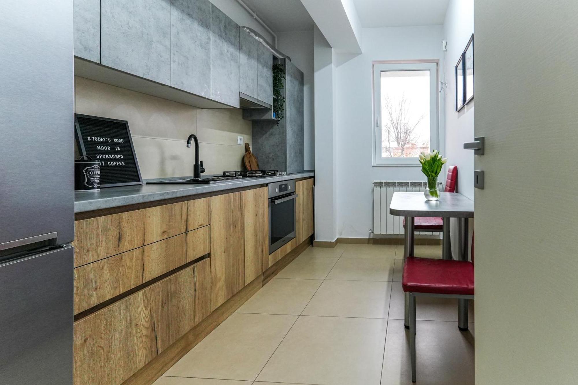 Amalia - Quiet 1Br Apartment With Parking & Wi-Fi Βουκουρέστι Εξωτερικό φωτογραφία