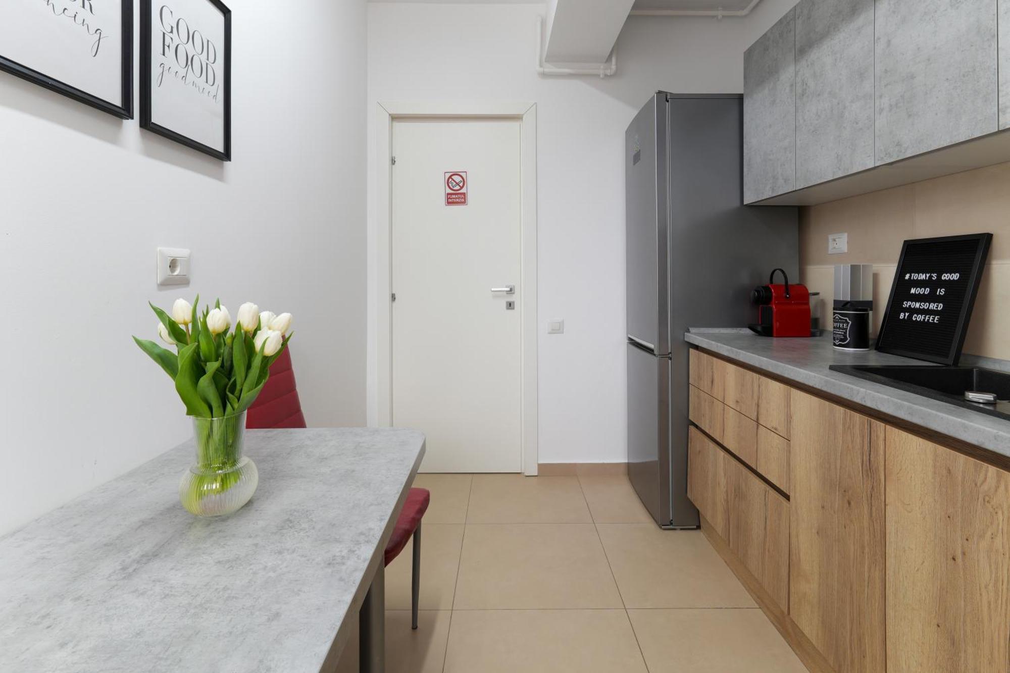 Amalia - Quiet 1Br Apartment With Parking & Wi-Fi Βουκουρέστι Εξωτερικό φωτογραφία